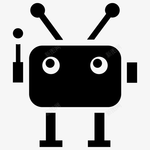机器人人工智能仿生人图标svg_新图网 https://ixintu.com 人工智能 仿人 仿生人 制造机器人符号 机器人 机器人技术