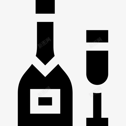 香槟派对元素2充满图标svg_新图网 https://ixintu.com 充满 派对元素2 香槟