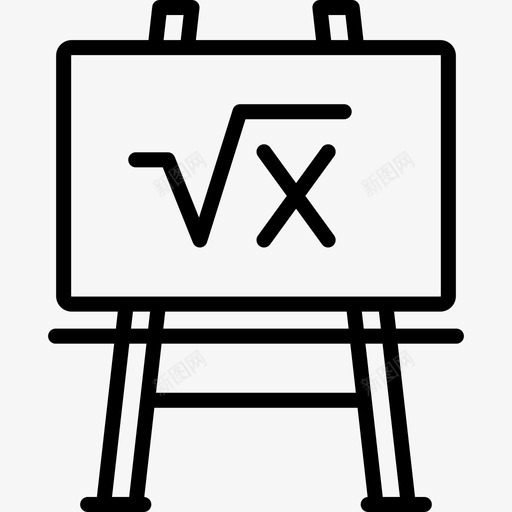 教育图标收集板线性svg_新图网 https://ixintu.com 教育图标收集板 线性