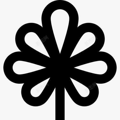 叶秋季4线形图标svg_新图网 https://ixintu.com 叶 秋季4 线形