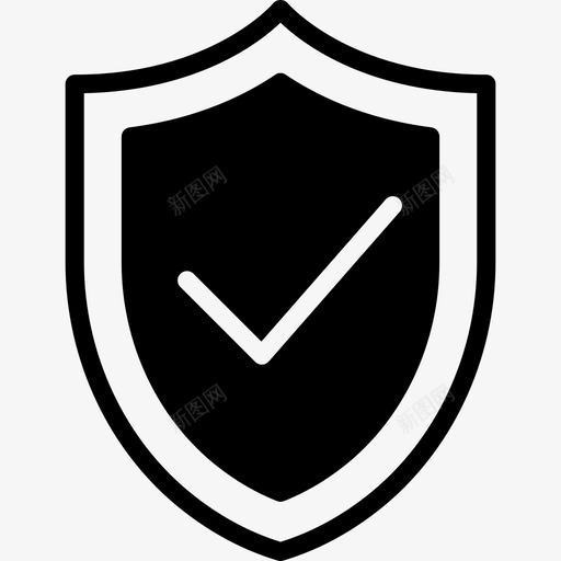 防护罩安全收集填充图标svg_新图网 https://ixintu.com 填充 安全收集 防护罩