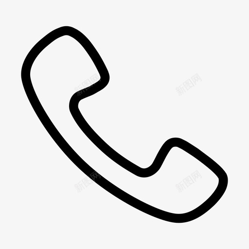 60_电话_iconsvg_新图网 https://ixintu.com 60_电话_icon