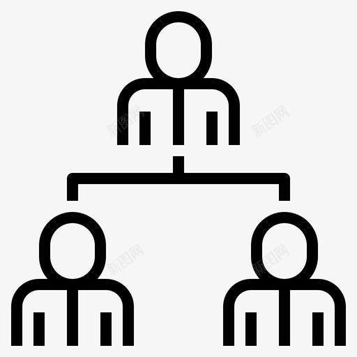 层次结构业务公司图标svg_新图网 https://ixintu.com 业务 公司 层次结构 管理 组织 金字塔