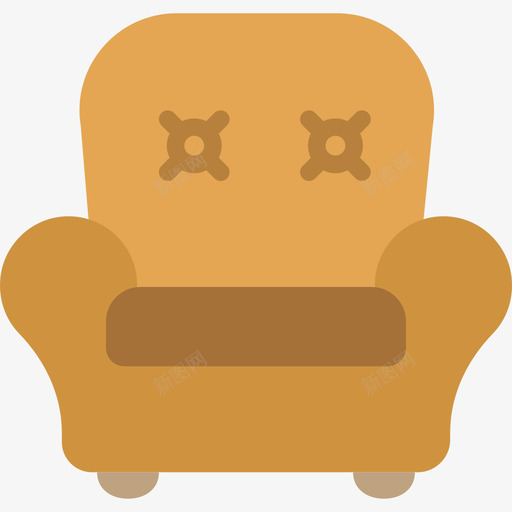 扶手椅家用汇编平板图标svg_新图网 https://ixintu.com 家用汇编 平板 扶手椅