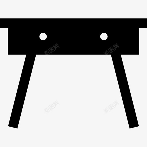 办公桌家具15件已填充图标svg_新图网 https://ixintu.com 办公桌 家具15件 已填充