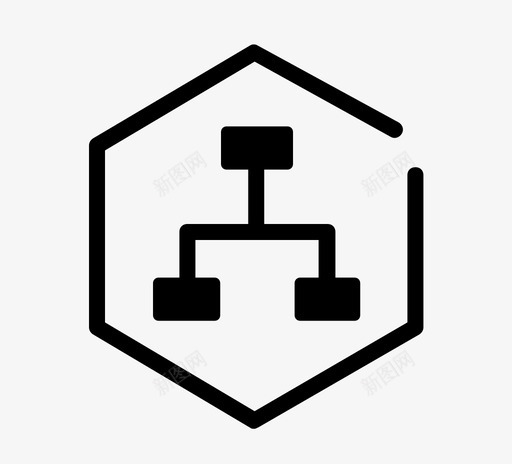 管理层级领导图标svg_新图网 https://ixintu.com 业务云应用程序 团队 层级 管理 组织 结构 领导
