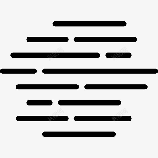 霾7号天气线性图标svg_新图网 https://ixintu.com 7号天气 线性 霾