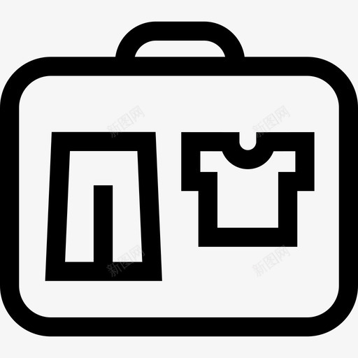 航空直达行李图标svg_新图网 https://ixintu.com 航空直达行李