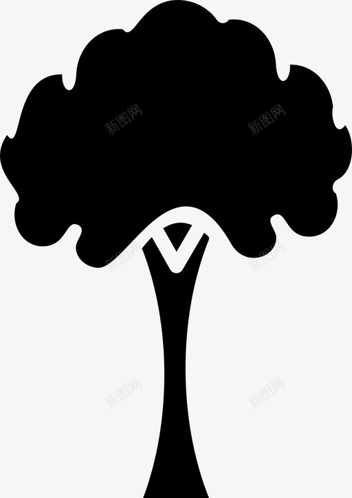 树植物绿色图标svg_新图网 https://ixintu.com 树 植物 绿色 自然 风景