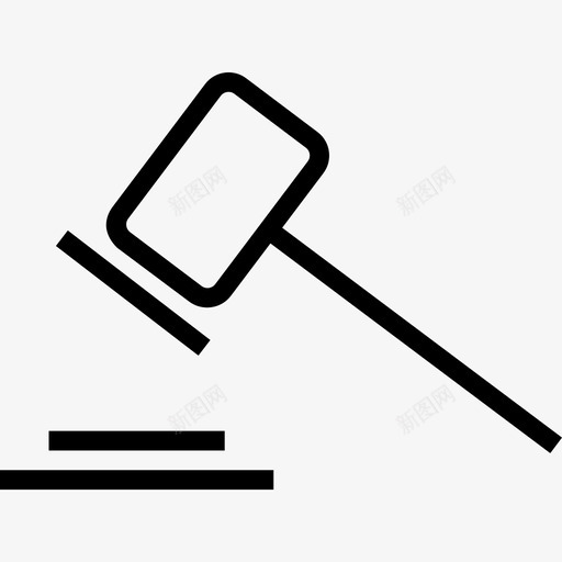 拍卖商业13直系图标svg_新图网 https://ixintu.com 商业13 拍卖 直系