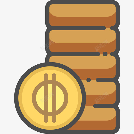 硬币搜索引擎优化和在线营销4线性颜色图标svg_新图网 https://ixintu.com 搜索引擎优化和在线营销4 硬币 线性颜色