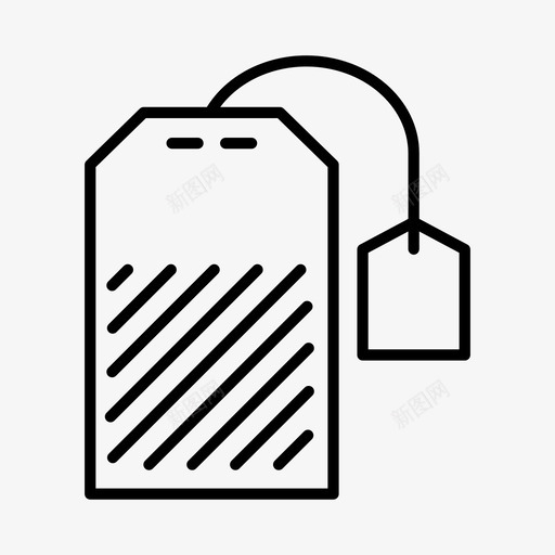 茶包饮料绿茶图标svg_新图网 https://ixintu.com 凉茶 绿茶 茶包 饮料