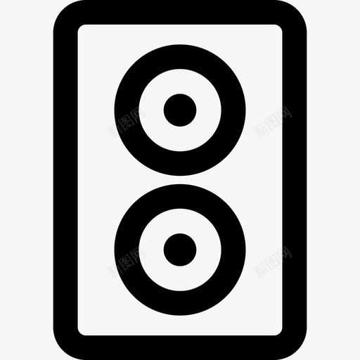 扬声器家庭放大2线性图标svg_新图网 https://ixintu.com 家庭放大2 扬声器 线性