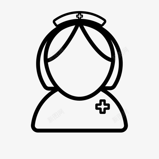 医生保健医院图标svg_新图网 https://ixintu.com 保健 医生 医院 听诊器 宠物 护士