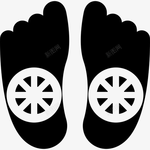脚坚实的印度教元素填充图标svg_新图网 https://ixintu.com 坚实的印度教元素 填充 脚