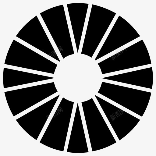 菠萝食物水果图标svg_新图网 https://ixintu.com 健康水果 水果 水果字形图标 菠萝 菠萝片 食物