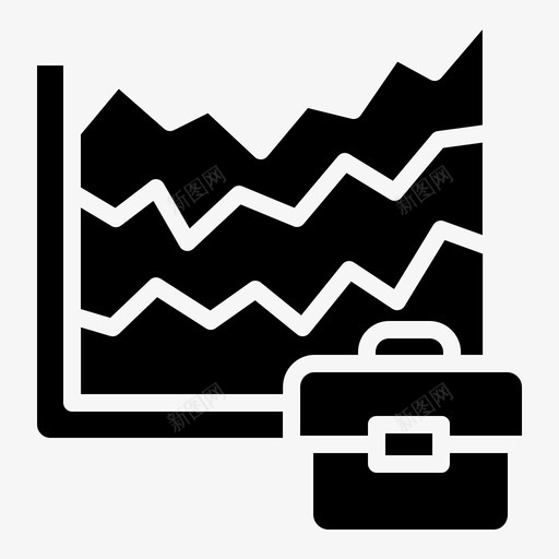 分析公文包业务图标svg_新图网 https://ixintu.com 业务 公文包 分析 图表