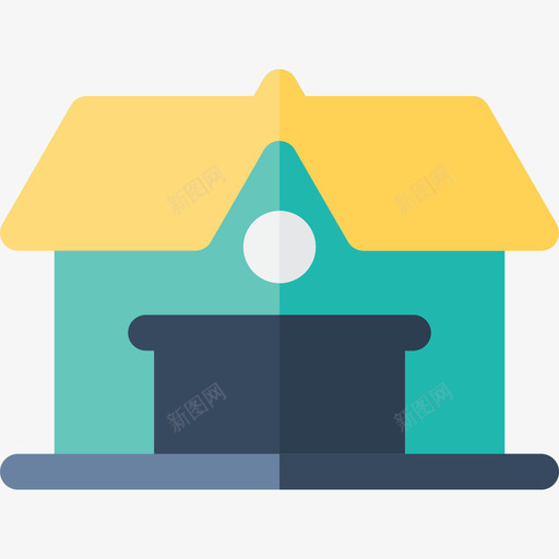 大学教育9公寓图标svg_新图网 https://ixintu.com 公寓 大学 教育9