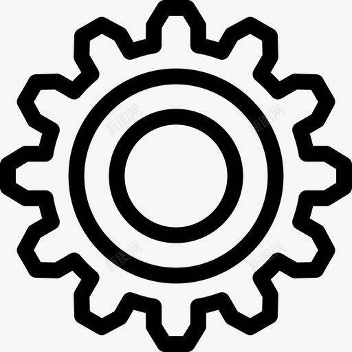 设置搜索引擎优化和在线营销2线性图标svg_新图网 https://ixintu.com 搜索引擎优化和在线营销2 线性 设置