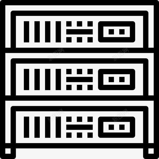 数据库数据开发收集线性图标svg_新图网 https://ixintu.com 数据库 数据开发收集 线性
