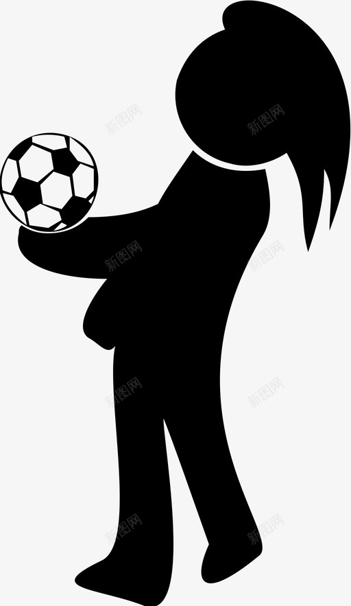 男人情侣身材图标svg_新图网 https://ixintu.com 人 情侣 打球的人 男人 身材