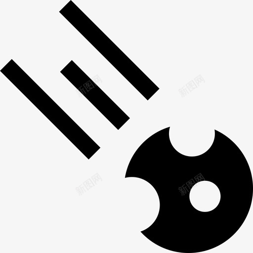 流星天文学2填充图标svg_新图网 https://ixintu.com 填充 天文学2 流星