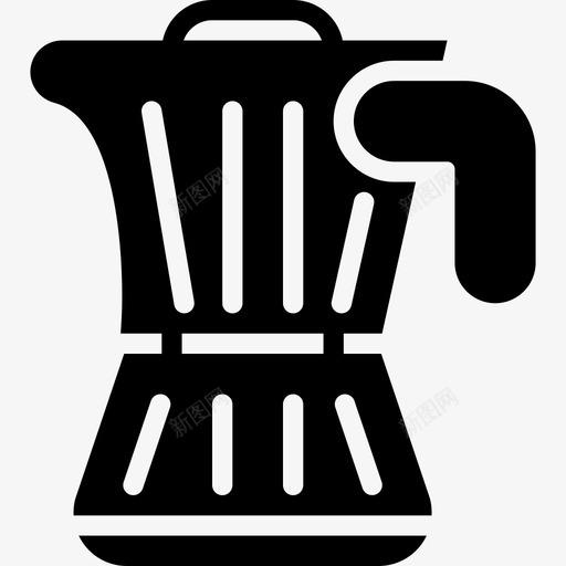 咖啡美食收藏填充图标svg_新图网 https://ixintu.com 咖啡 填充 美食收藏