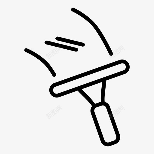 玻璃清洁剂橡胶清扫器图标svg_新图网 https://ixintu.com 橡胶 清扫器 玻璃清洁剂 雨刷器