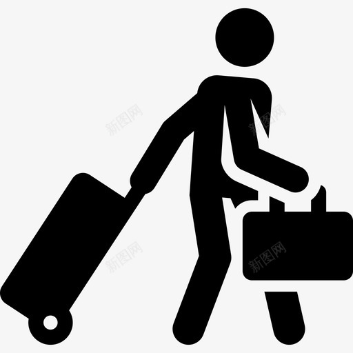 旅游假日人类象形图填充图标svg_新图网 https://ixintu.com 假日人类象形图 填充 旅游