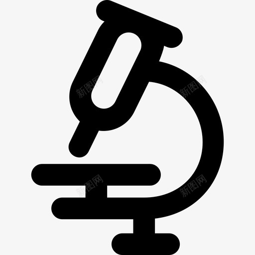 显微镜科学元素2粗体圆形图标svg_新图网 https://ixintu.com 显微镜 科学元素2 粗体圆形