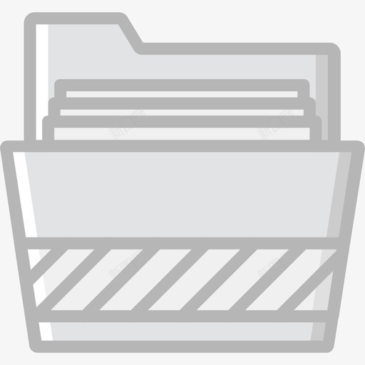 文件夹要素2线性颜色图标svg_新图网 https://ixintu.com 文件夹 线性颜色 要素2