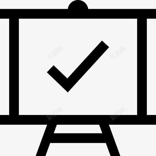 演示文稿业务图标集合线性svg_新图网 https://ixintu.com 业务图标集合 演示文稿 线性