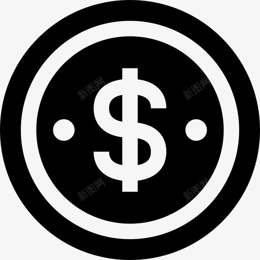 硬币银行和金融8填充图标svg_新图网 https://ixintu.com 填充 硬币 银行和金融8