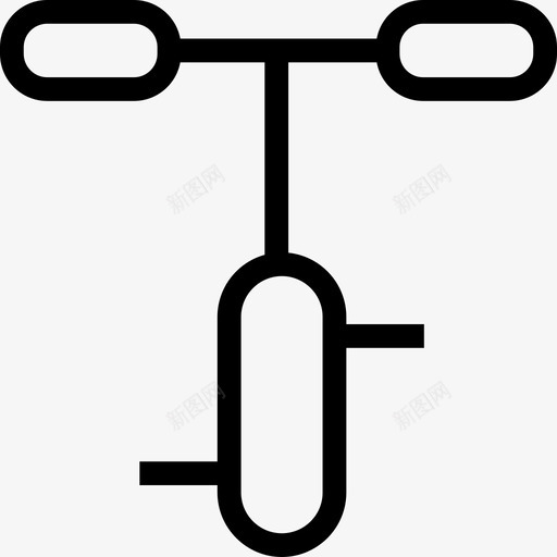 自行车交通工具2直线图标svg_新图网 https://ixintu.com 交通工具2 直线 自行车
