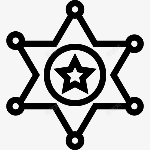 警长坏小子2直系人图标svg_新图网 https://ixintu.com 坏小子2 直系人 警长