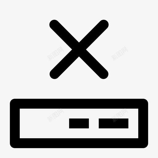 磁盘删除数据硬盘图标svg_新图网 https://ixintu.com 删除数据 外围设备 数据 硬盘 磁盘删除 网络和通信线路图标集