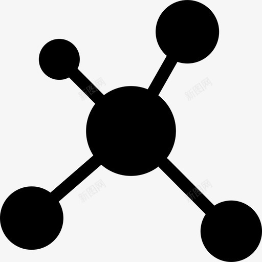 原子医学13固体图标svg_新图网 https://ixintu.com 医学13 原子 固体