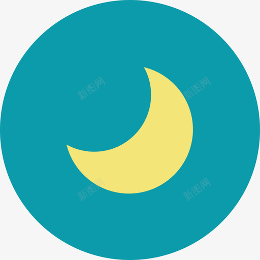 月亮自然天气4图标svg_新图网 https://ixintu.com 天气4 月亮 自然