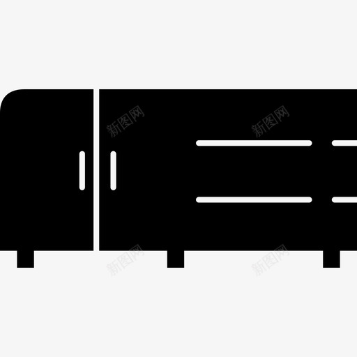橱柜家具4实心图标svg_新图网 https://ixintu.com 实心 家具4 橱柜
