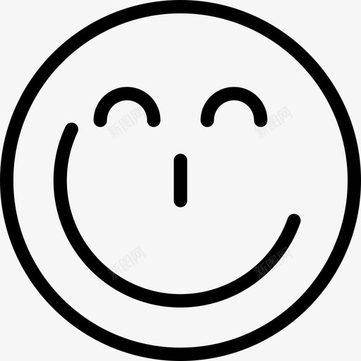 微笑直截了当图标svg_新图网 https://ixintu.com 微笑 直截了当