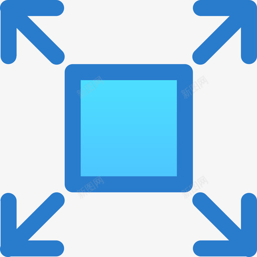 全屏cad彩色图标svg_新图网 https://ixintu.com cad 全屏 彩色
