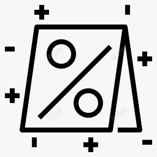折扣标签报价图标svg_新图网 https://ixintu.com 广告 折扣 报价 标签 百分比 销售额