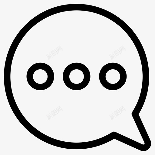 短信聊天评论图标svg_新图网 https://ixintu.com 对话 留言聊天评论泡泡语音说话交谈交谈 短信 聊天 评论