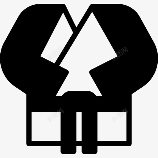 空手道运动套装填充图标svg_新图网 https://ixintu.com 填充 空手道 运动套装