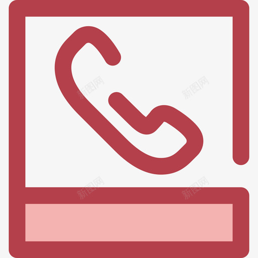 触点触点5红色图标svg_新图网 https://ixintu.com 红色 触点 触点5
