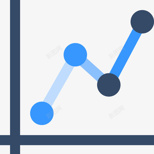 折线图商务和办公系列平面图图标svg_新图网 https://ixintu.com 商务和办公系列 平面图 折线图