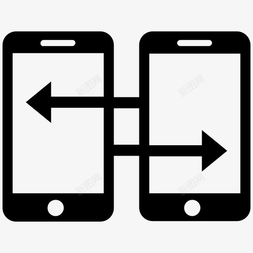 数据交换数据转换数据集成图标svg_新图网 https://ixintu.com 技术字形图标 数据交换 数据转换 数据集成 移动共享