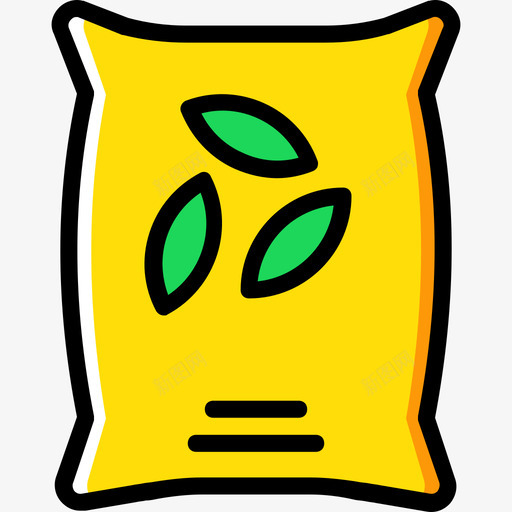 种子耕作3黄色图标svg_新图网 https://ixintu.com 种子 耕作3 黄色