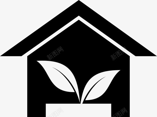 温室生态生态建筑图标svg_新图网 https://ixintu.com 温室 生态 生态建筑