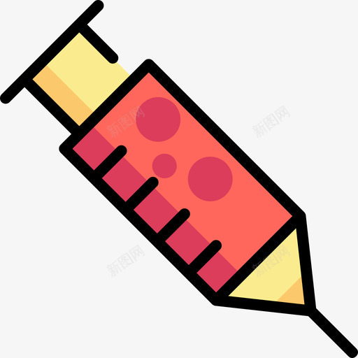 注射器化学7线性颜色图标svg_新图网 https://ixintu.com 化学7 注射器 线性颜色